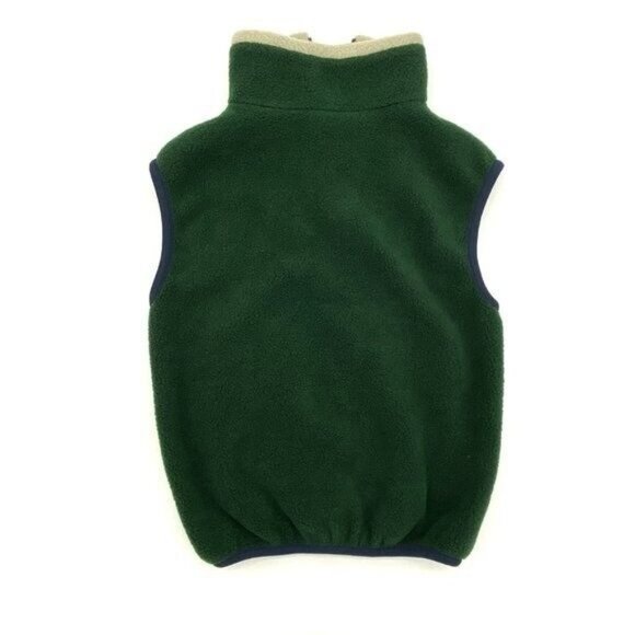 AMERITEX Vintage Hunter Green San Francisco Zip Up Fleece Vest Child Size Small - Picture 4 of 6